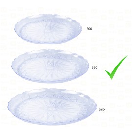 صحون كريستال33 سم10 كيلو/كرتون